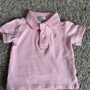 Polo Ralph Lauren Pink Polo 9 Months GUC